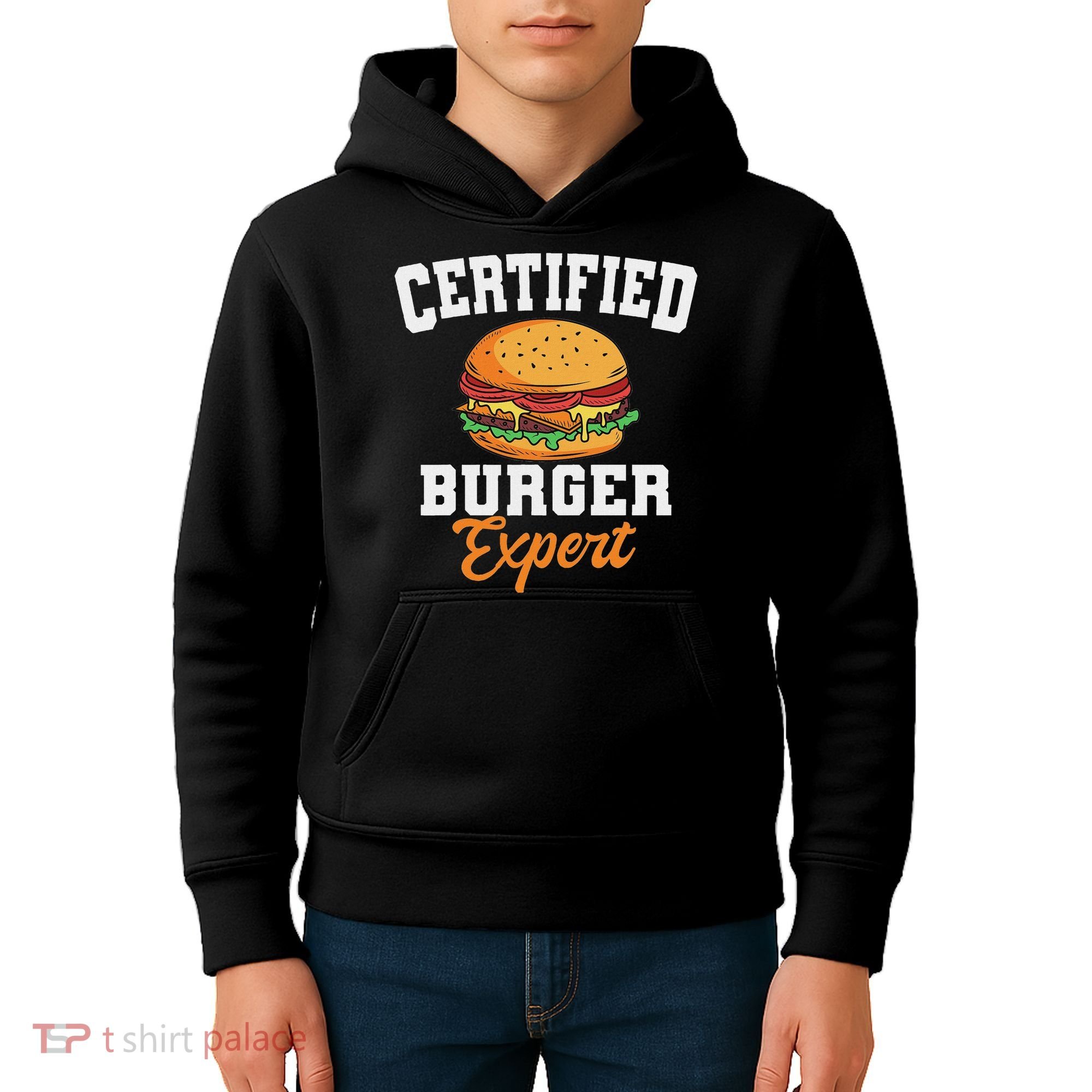 Burger Expert Fast Food Hamburger French Fries Kids Hoodie