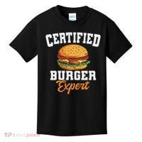 Burger Expert Fast Food Hamburger French Fries Kids T-Shirt thumb 0