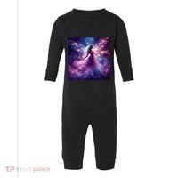 Beautiful Enchanted Fairy Sparkling With Magical Purple Mist Infant Fleece One Piece thumb 0