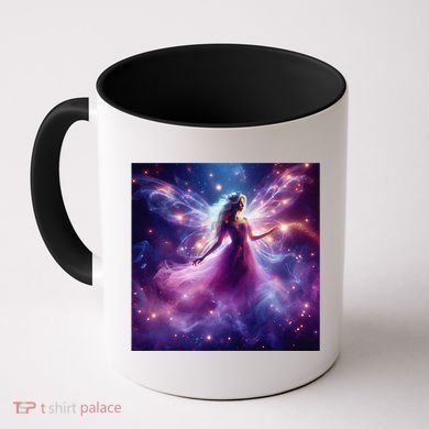 Beautiful Enchanted Fairy Sparkling With Magical Purple Mist Coffee Mug