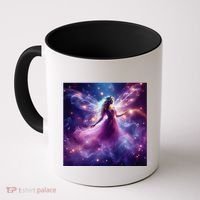 Beautiful Enchanted Fairy Sparkling With Magical Purple Mist Coffee Mug thumb 0
