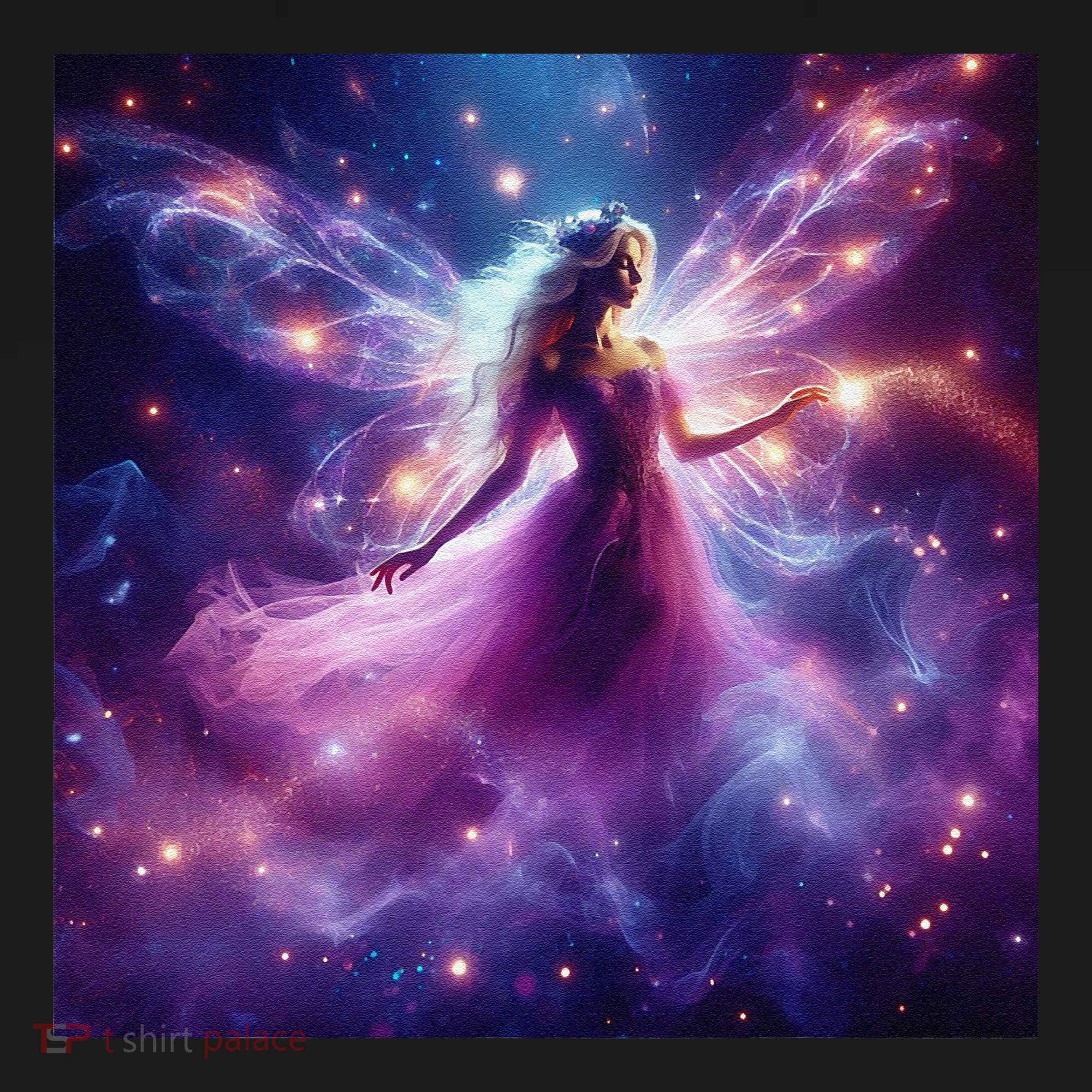 Beautiful Enchanted Fairy Sparkling With Magical Purple Mist Women's Hoodie