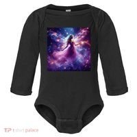 Beautiful Enchanted Fairy Sparkling With Magical Purple Mist Baby Long Sleeve Bodysuit thumb 0