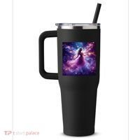 Beautiful Enchanted Fairy Sparkling With Magical Purple Mist 40oz Vacuum Insulated Stainless Steel Travel Tumbler thumb 2