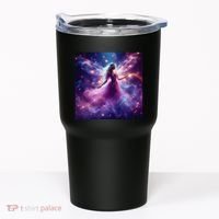 Beautiful Enchanted Fairy Sparkling With Magical Purple Mist Tumbler thumb 0