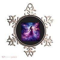 Beautiful Enchanted Fairy Sparkling With Magical Purple Mist Ornament thumb 0