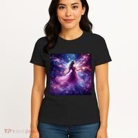 Beautiful Enchanted Fairy Sparkling With Magical Purple Mist Women's T-Shirt thumb 4