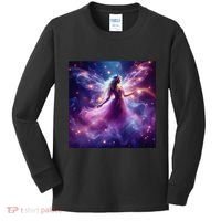 Beautiful Enchanted Fairy Sparkling With Magical Purple Mist Kids Long Sleeve Shirt thumb 0