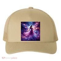 Beautiful Enchanted Fairy Sparkling With Magical Purple Mist Yupoong Adult 5-Panel Trucker Hat thumb 0