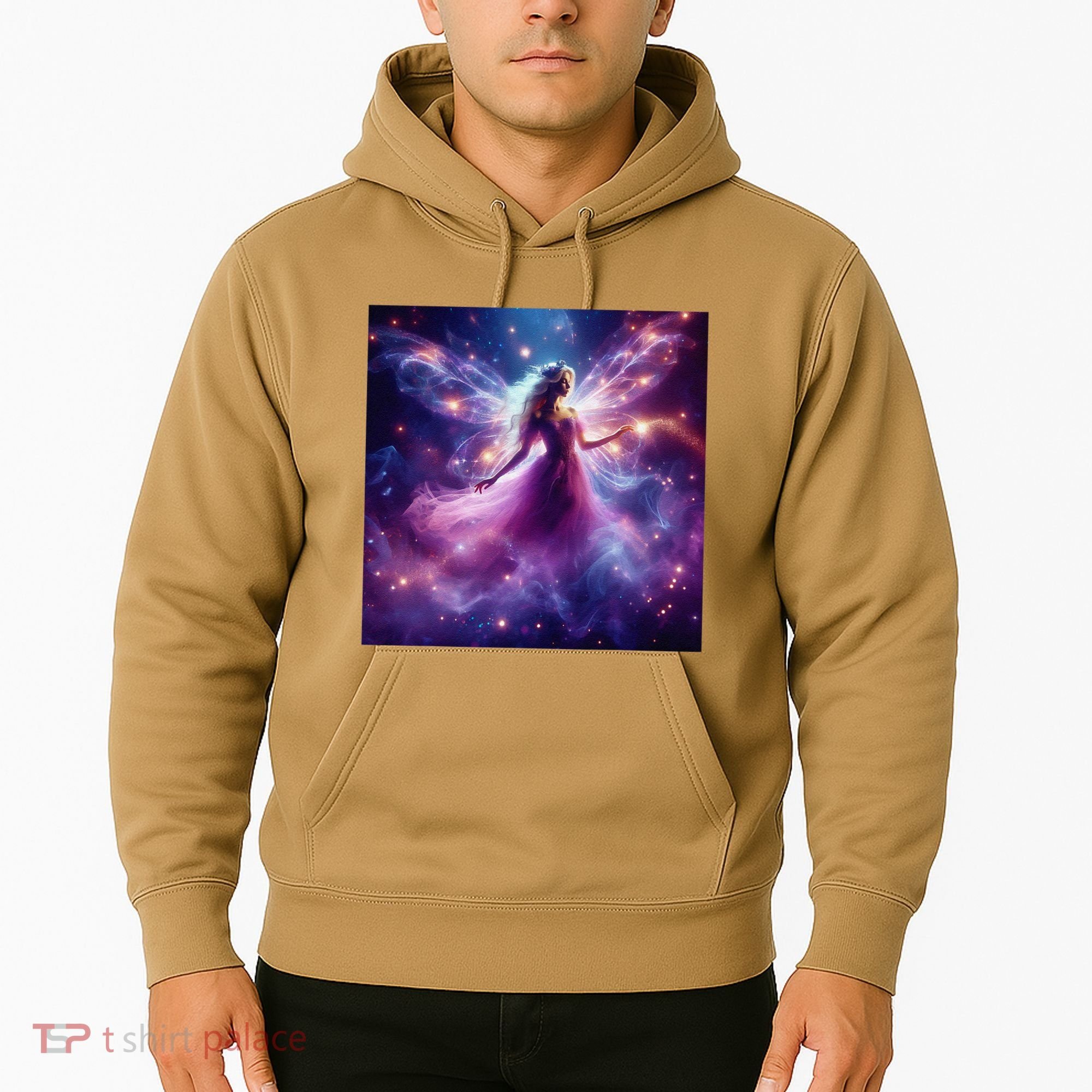 Beautiful Enchanted Fairy Sparkling With Magical Purple Mist Hoodie