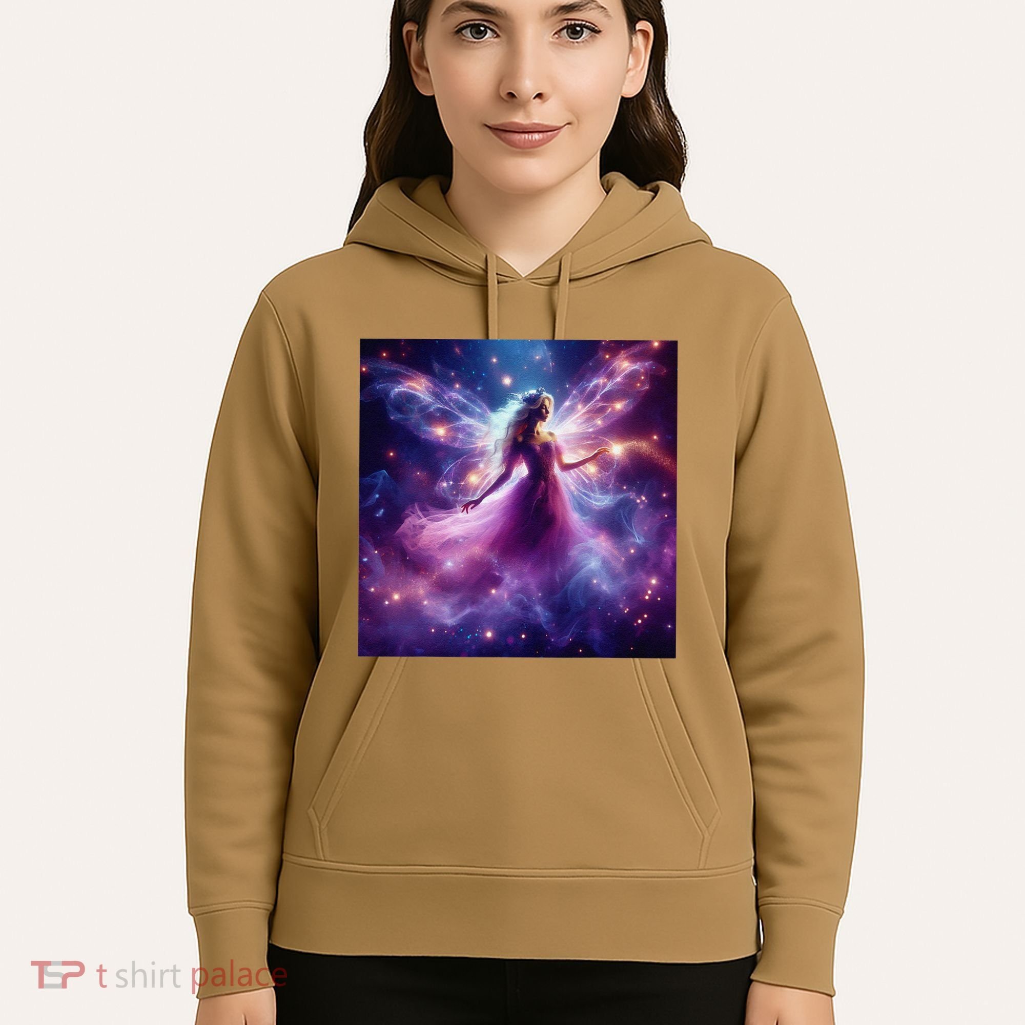 Beautiful Enchanted Fairy Sparkling With Magical Purple Mist Hoodie