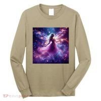 Beautiful Enchanted Fairy Sparkling With Magical Purple Mist Long Sleeve Shirt thumb 0