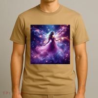 Beautiful Enchanted Fairy Sparkling With Magical Purple Mist T-Shirt thumb 3