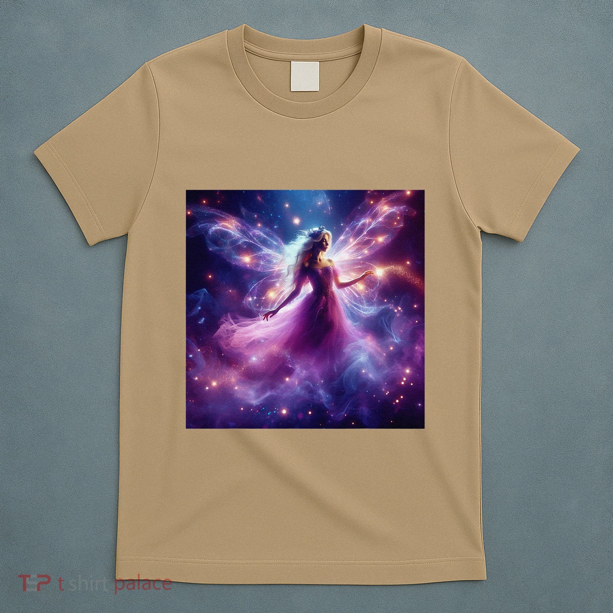 Beautiful Enchanted Fairy Sparkling With Magical Purple Mist T-Shirt