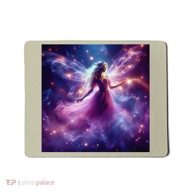 Beautiful Enchanted Fairy Sparkling With Magical Purple Mist Mousepad