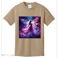 Beautiful Enchanted Fairy Sparkling With Magical Purple Mist Kids T-Shirt thumb 0