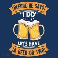 Before He Says I Do Lets Have A Beer Or Two Women's T-Shirt thumb 6