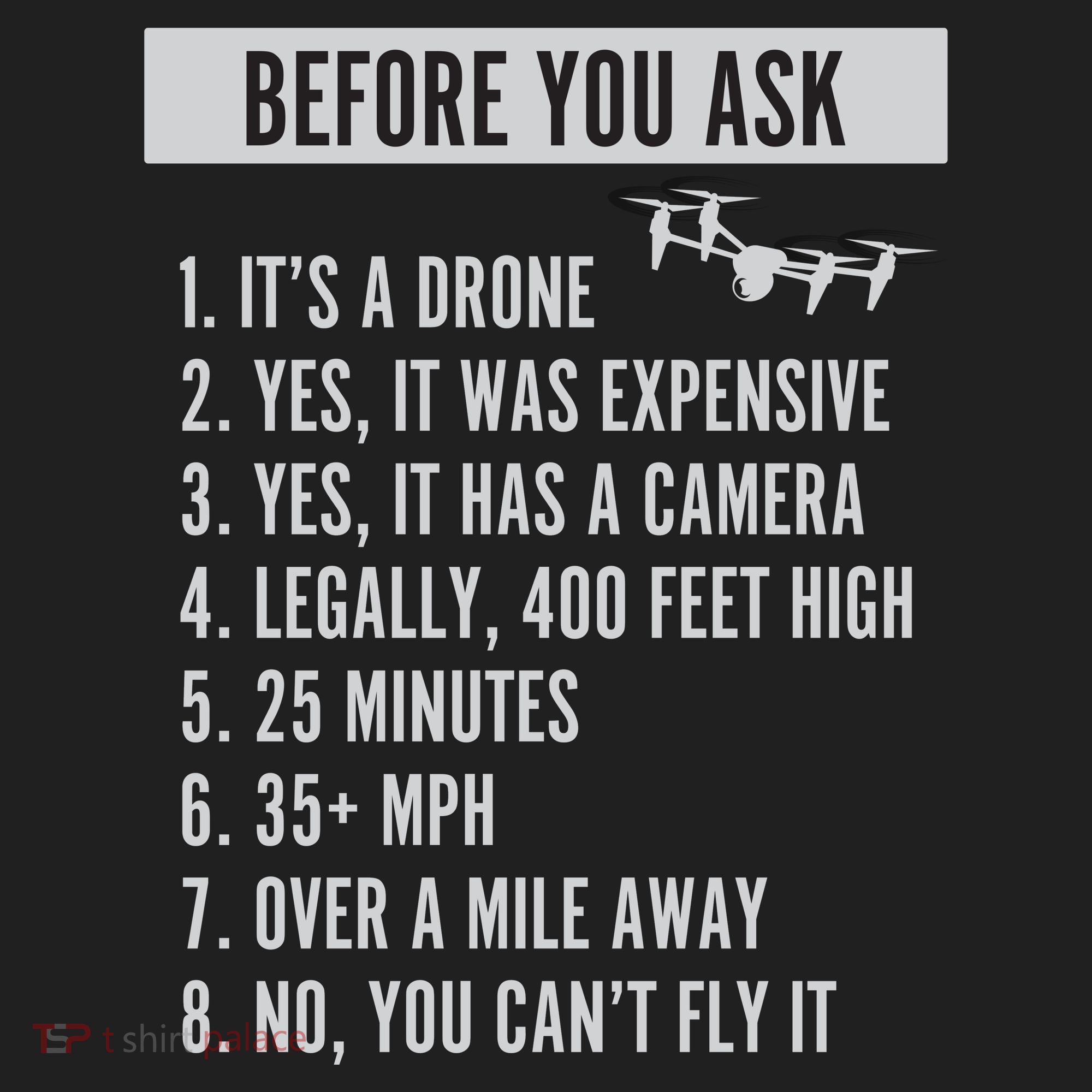 Before You Ask Drone Funny Drone Women's Sweatshirt