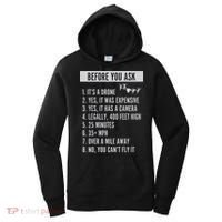 Before You Ask Drone Funny Drone Women's Hoodie thumb 0