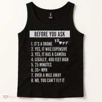 Before You Ask Drone Funny Drone Tank Top thumb 2