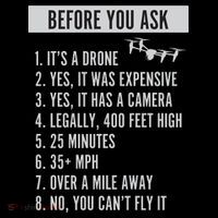 Before You Ask Drone Funny Drone Kids Sweatshirt thumb 2