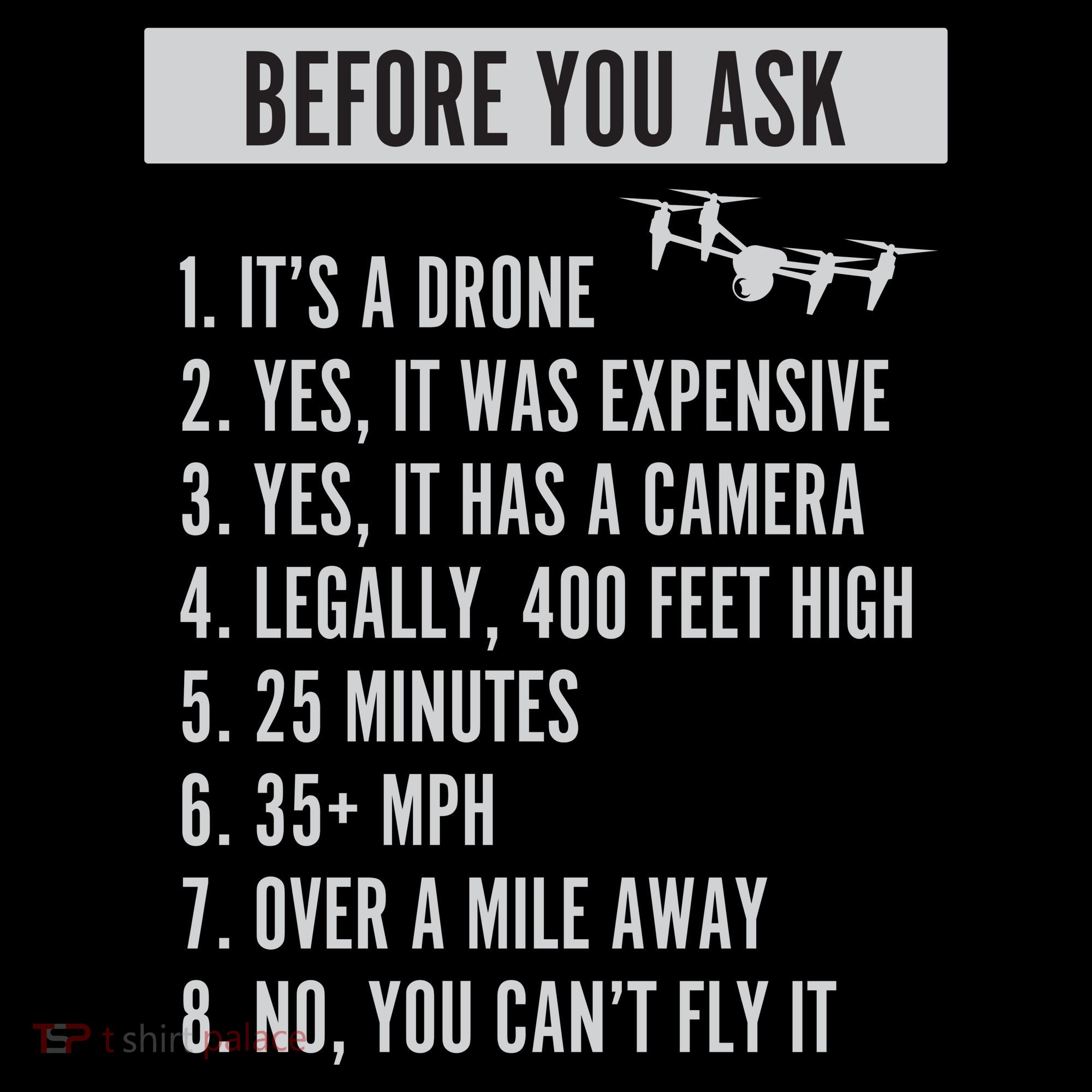 Before You Ask Drone Funny Drone Kids Hoodie
