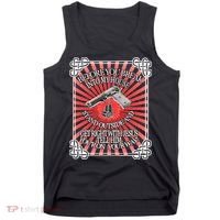 Before You Break Into My House Get Right With Jesus Tank Top thumb 0