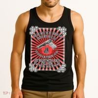 Before You Break Into My House Get Right With Jesus Tank Top thumb 3