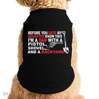Before You Date My Daughter Gun Shovel Doggie Tank thumb 0