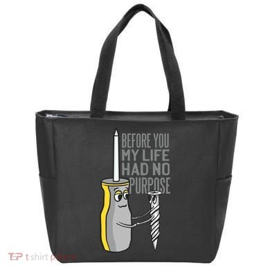 Before You My Life Had No Purpose Tool Tote Bag