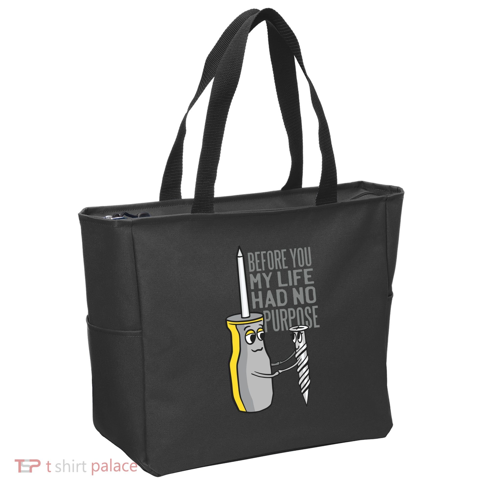 Before You My Life Had No Purpose Tool Tote Bag