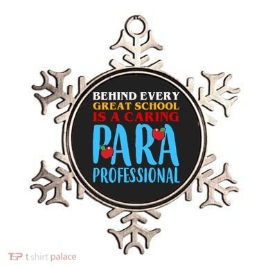 Behind Every Great School Is A Caring Para Professional Gift For Teacher Ornament
