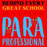 Behind Every Great School Is A Caring Para Professional Gift For Teacher Santa Hat thumb 1