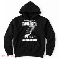 Behind Every Great Daughter Is A Truly Amazing Dad Hoodie thumb 0