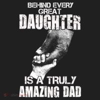Behind Every Great Daughter Is A Truly Amazing Dad Beanie thumb 2