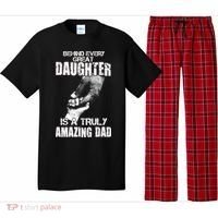 Behind Every Great Daughter Is A Truly Amazing Dad Pajama Set thumb 0