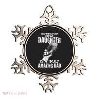 Behind Every Great Daughter Is A Truly Amazing Dad Ornament thumb 0