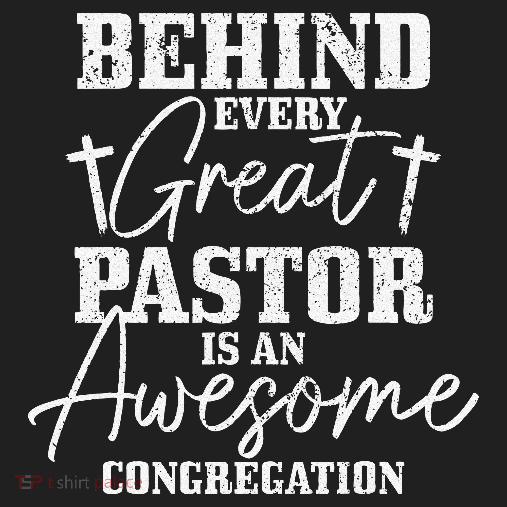 Behind Every Great Pastor Is Awesome Congregation Christian Hat