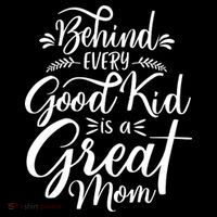 Behind Every Goodkid Is A Great Mom USA-Made Doggie Bandana thumb 2