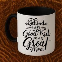 Behind Every Goodkid Is A Great Mom Coffee Mug thumb 2