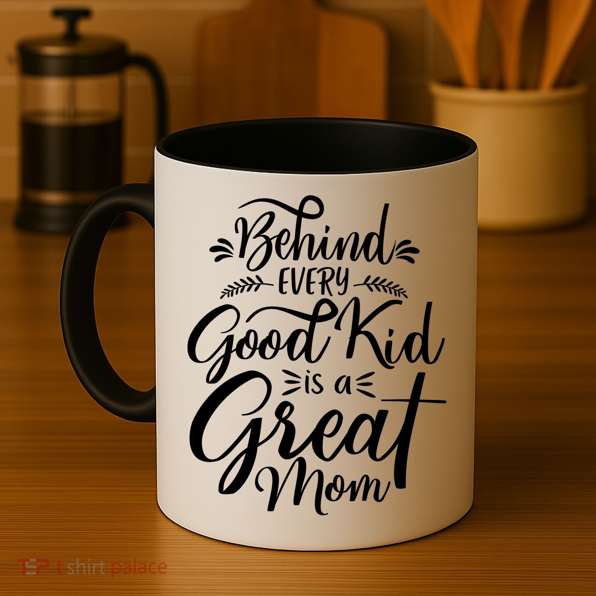 Behind Every Goodkid Is A Great Mom Coffee Mug