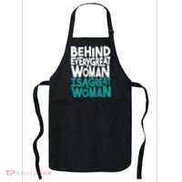 Behind Every Great Woman Is A Great Woman Apron thumb 0