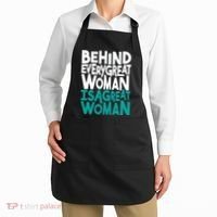 Behind Every Great Woman Is A Great Woman Apron thumb 2