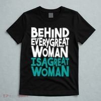 Behind Every Great Woman Is A Great Woman T-Shirt thumb 5