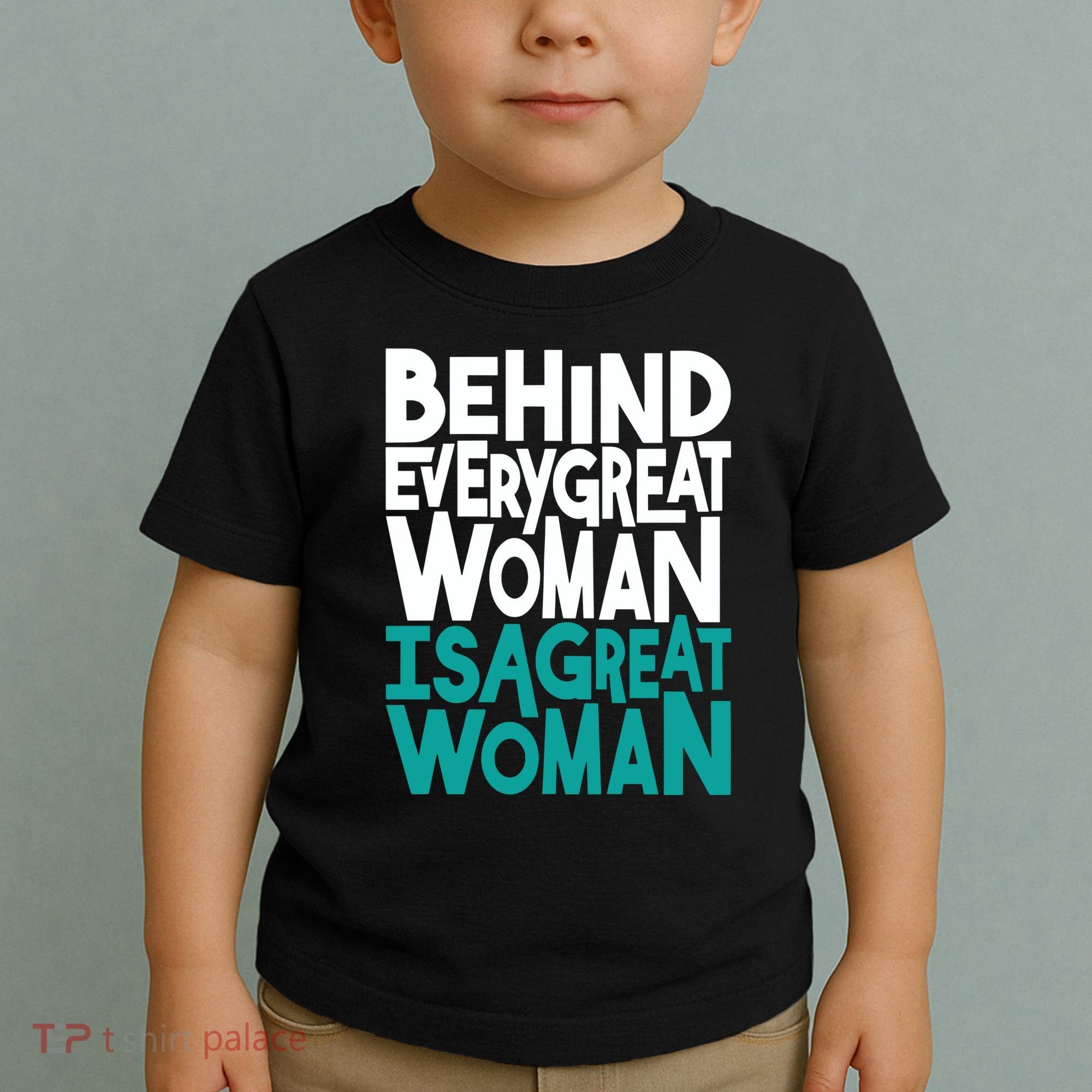 Behind Every Great Woman Is A Great Woman Toddler T-Shirt