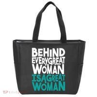 Behind Every Great Woman Is A Great Woman Tote Bag thumb 0