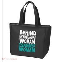 Behind Every Great Woman Is A Great Woman Tote Bag thumb 3