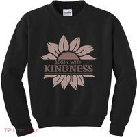 Begin With Kindness Kids Sweatshirt thumb 0
