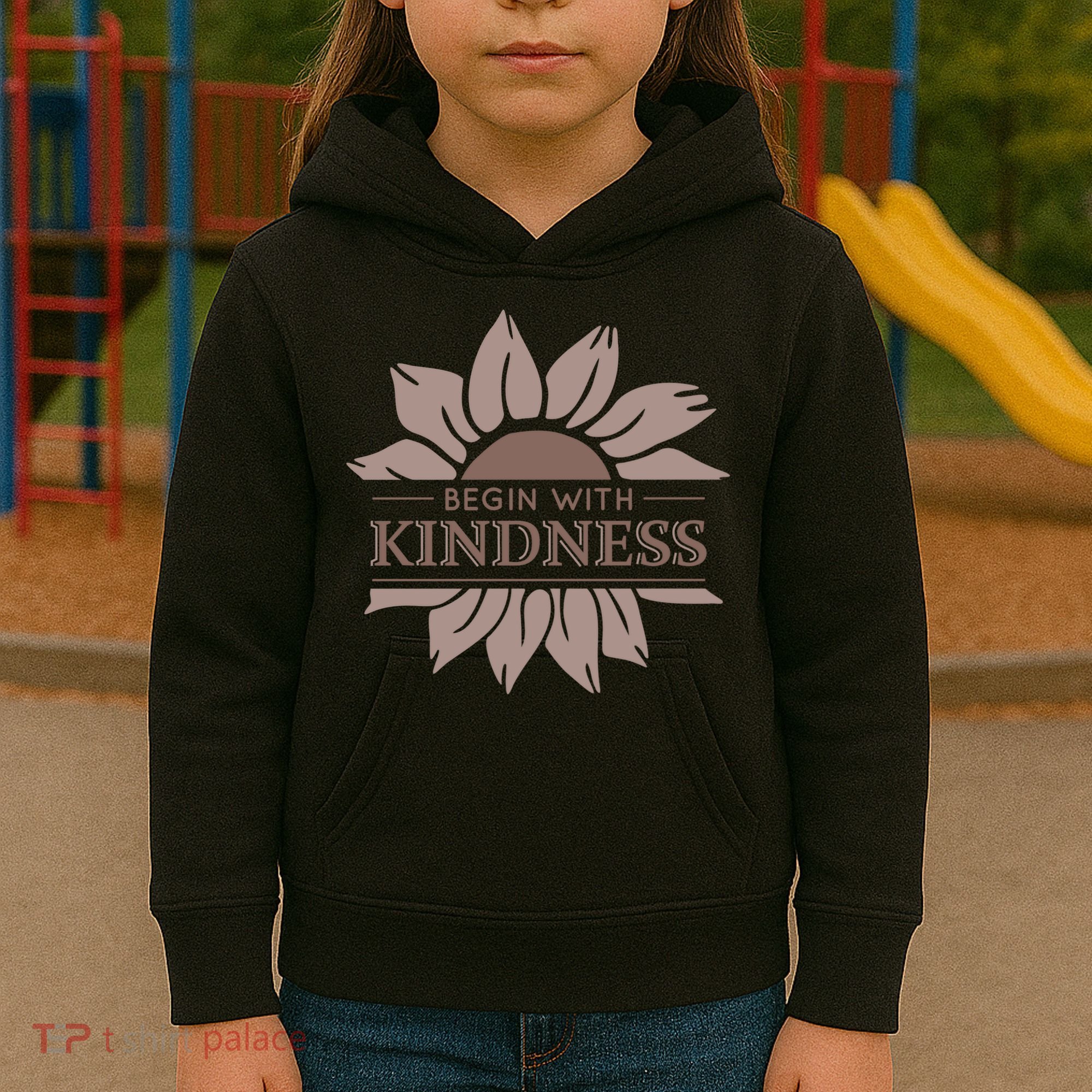 Begin With Kindness Kids Hoodie