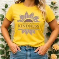 Begin With Kindness Women's T-Shirt thumb 2